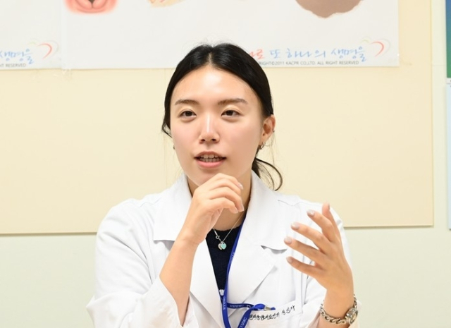 정선아 사회복지사. 사진=한양대병원 제공