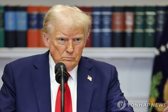 도널드 트럼프 미 대통령. 연합뉴스
