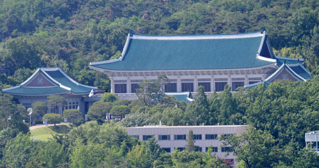 서울경제에서 바라본 청와대. 권욱 기자
