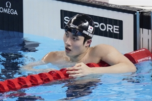 한국 남자 계영 800ｍ 대표팀, 세계선수권 2연속 메달 획득 불발