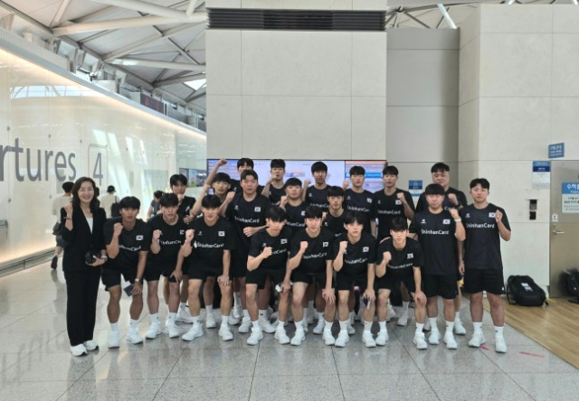 男 청소년 핸드볼 대표팀, 세계선수권 출전 위해 이집트로 출국