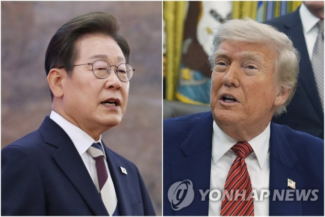 이재명 대통령과 트럼프 미국대통령. 연합뉴스