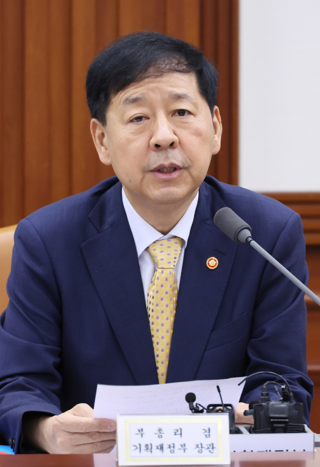 구윤철 부총리 겸 기획재정부 장관이 7일 서울 종로구 정부서울청사에서 열린 경제관계장관회의에서 발언하고 있다. 연합뉴스