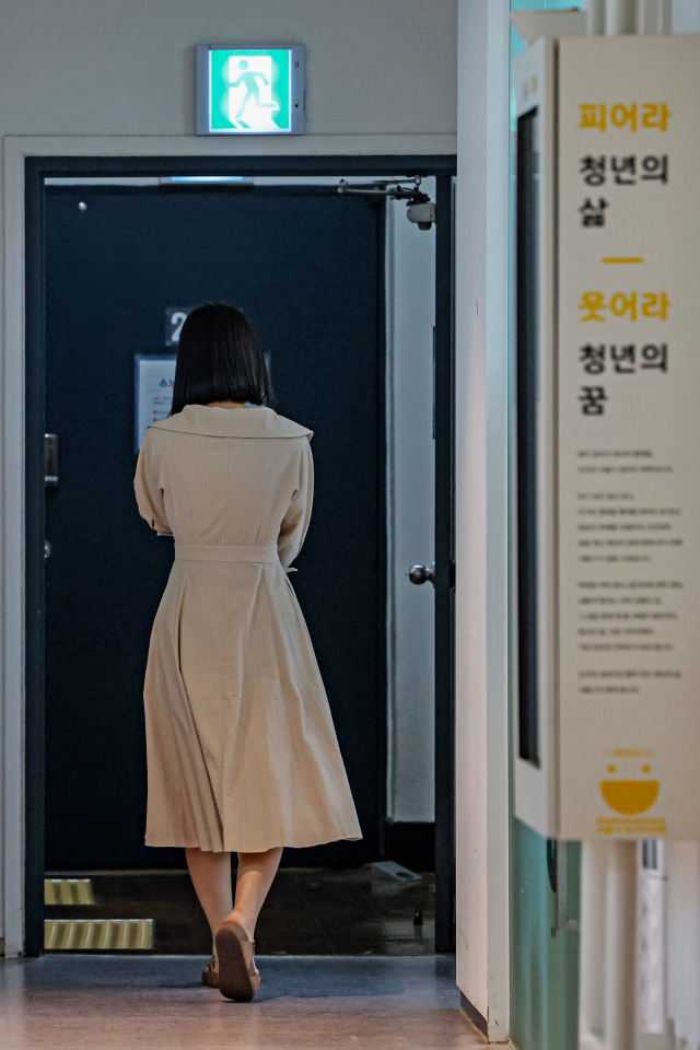 지난달 24일 서울의 한 대학일자리플러스센터. 연합뉴스
