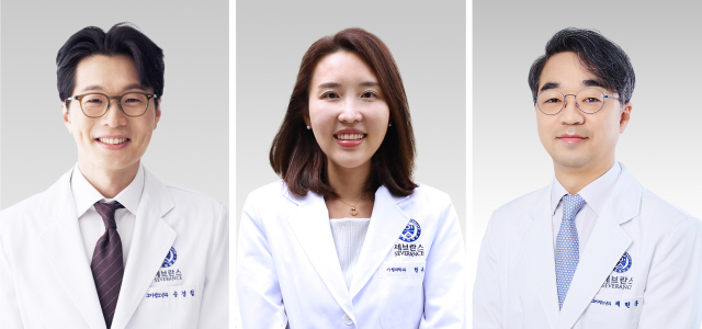 송경철(왼쪽부터) 강남세브란스병원 소아청소년과 교수, 권유진 용인세브란스병원 가정의학과 교수, 채현욱 강남세브란스병원 소아청소년과 교수. 사진 제공=연세의료원