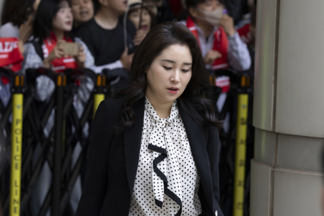 윤석열 전 대통령의 변호인단인 김계리 변호사. 뉴스1
