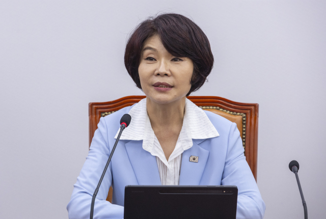한정애 더불어민주당 정책위의장. 연합뉴스