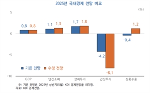 KDI “올해 성장률 0.8% 전망 유지…건설부진 극심”