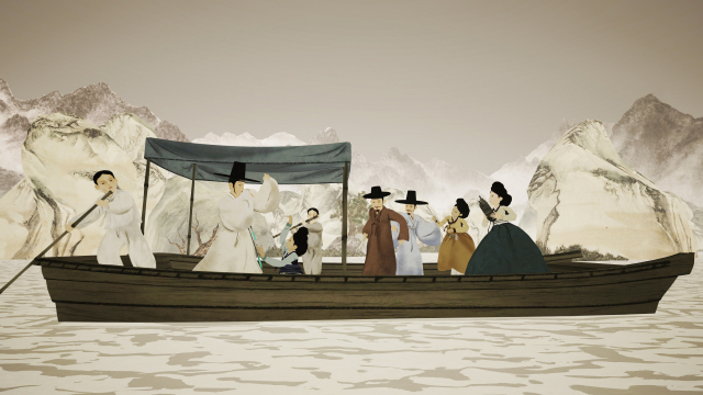 VR 영화 ‘단이전’의 한 장면. 사진 제공=국가유산진흥원