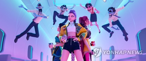 넷플릭스 애니메이션 ‘케이팝 데몬 헌터스’의 스틸컷. 사진 제공=넷플릭스