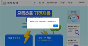 고효율 가전 30만원 환급 오픈런에…“서버 터졌다”
