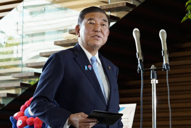 이시바 시게루 일본 총리. AP연합뉴스
