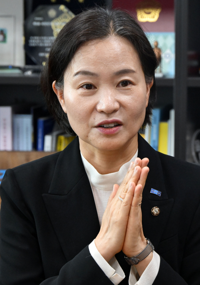 이해민 조국혁신당 의원이 최근 서울 여의도 국회 의원회관에서 본지와 인터뷰를 갖고 있다. 성형주 기자