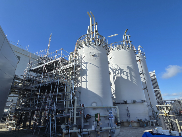 네덜란드 로테르담에 위치한 셸의 그린수소 생산 플랜트 Holland Hydrogen1 설비 전경. 사진(로테르담)=주재현 기자