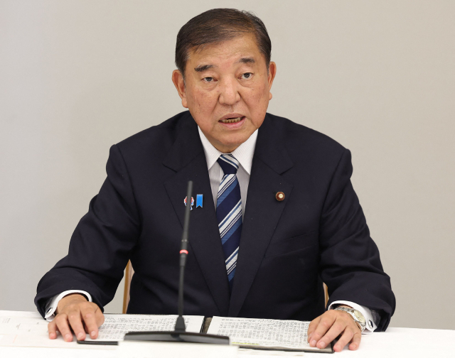 이시바 시게루 일본 총리. AFP연합뉴스