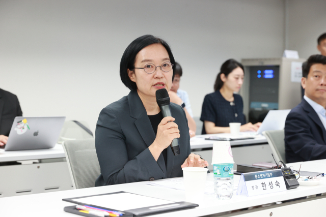 한성숙 중소벤처기업부 장관. 연합뉴스