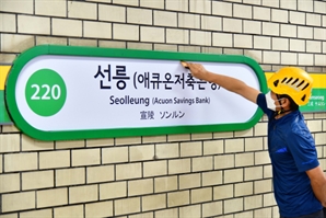 "강남역 11억·을지로3가역 9억 넘을까"…성수·종각·마포 등 7개역사 '역명병기' 공개입찰
