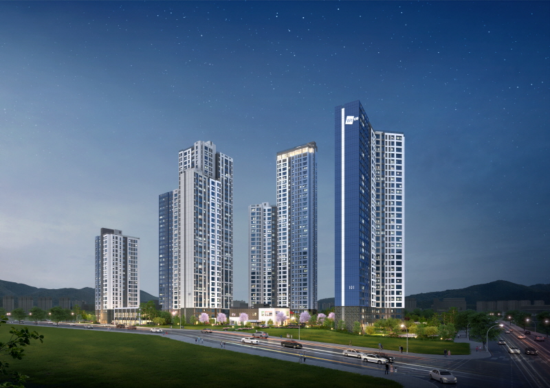 ※ 상기 CG는 소비자의 이해를 돕기 위해 제작된 것으로 실제와 차이가 있을 수 있습니다.<두산위브 더센트럴 도화 투시도>