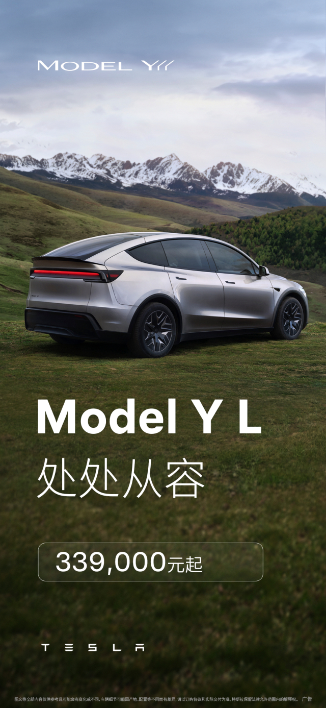 테슬라 모델 Y L. 테슬라 웨이보 캡처