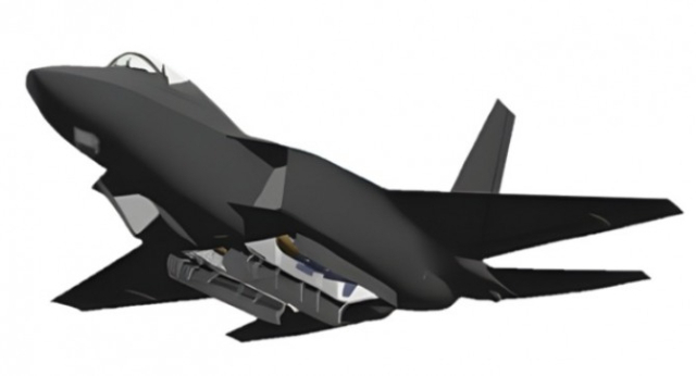 한국항공우주산업(KAI)이 개발 중인 KF-21EX 전투기 상상도. 사진 제공=KAI