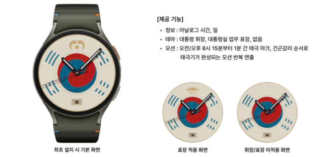 광복 80주년 기념 3(데니 태극기). 자료=대통령실