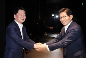 김문수·안철수 오찬 회동…金 "힘 합쳐야" 安 "尹 절연해야"