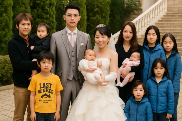 "27살에 손주만 4명"…170만원 벌며 '11인 대가족' 먹여살리는 日 청년 사연 보니