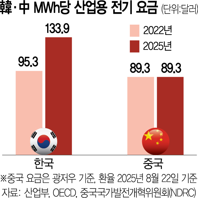산업용 전기 中 1.5배…신재생 가속 땐 추가 인상[Pick코노미]
