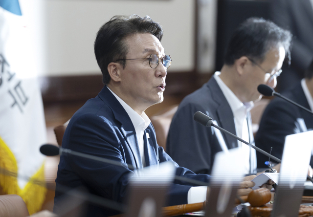 김민석 국무총리가 26일 서울 종로구 정부서울청사에서 열린 국무회의에서 발언하고 있다. 연합뉴스