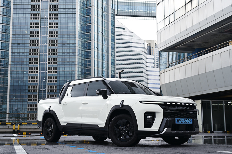 KGM 무쏘 EV. 사진: 김학수 기자