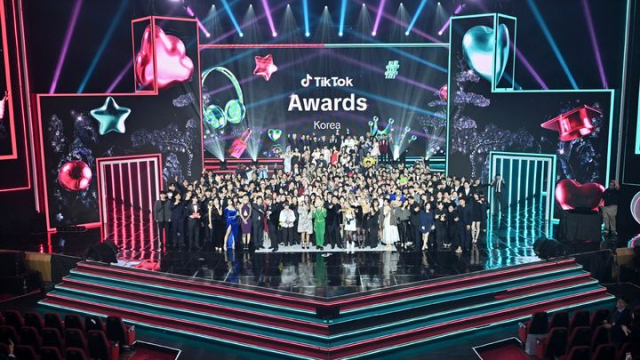 지난해 열린 ‘틱톡 어워즈’. 사진 제공=틱톡