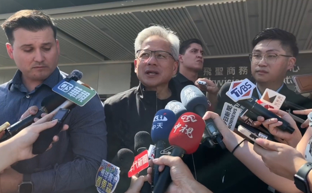젠슨 황 엔비디아 최고경영자(CEO). 대만 중앙통신사 캡처