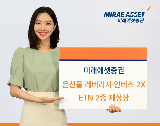 미래에셋증권, '레버리지·인버스 레버리지 은선물 ETN' 재상장