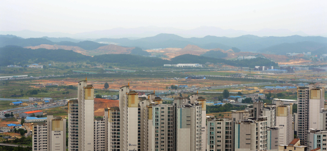 2014년 화성동탄2 신도시 전경. 서울경제DB