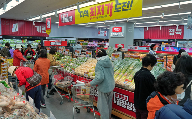 롯데슈퍼 장안점 매장의 전경. 사진 제공=롯데슈퍼