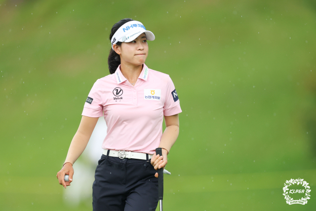 최근 홀인원을 기록한 박민지. 사진 제공=KLPGA