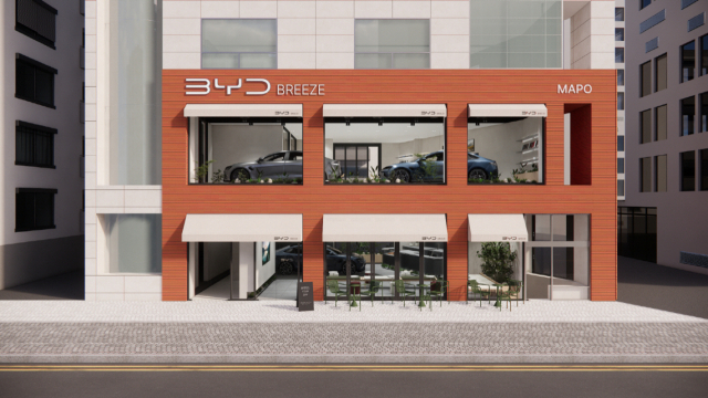 BYD코리아의 BYD Auto 마포 전시장 전경. 사진제공=BYD코리아