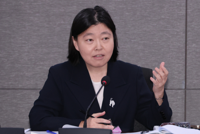 임은정 서울동부지검장이 8월 29일 국회의원회관에서 진보 성향 시민단체 등의 주도로 개최된 검찰 개혁 관련 공청회에서 토론자로 참석해 발언하고 있다. 연합뉴스