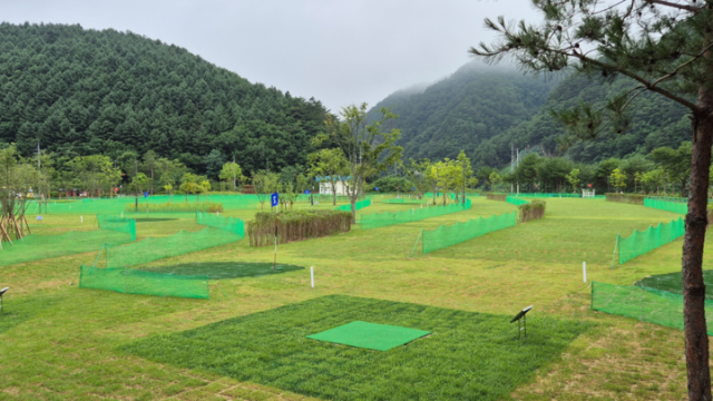 내린천파크골프장 전경. 인제군 제공