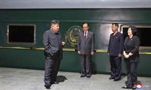 北김정은 탑승 추정 열차, 베이징역 인근 도착…5번째 방중