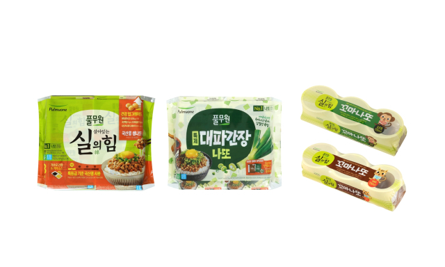 풀무원 나또 주요 제품. 사진 제공=풀무원