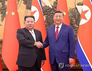 시진핑 만난 김정은 "한반도 문제, 유엔 등서 조정 강화"