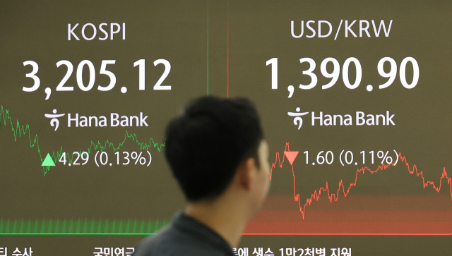 하나은행 딜링룸. 연합뉴스