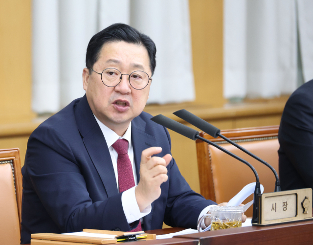 이장우 대전시장이 8일 주간업무회의를 주재하고 있다. 사진제공=대전시