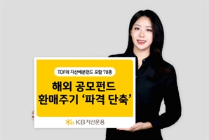 펀드 판매금 더 빨리 들어온다…KB운용, 해외 공모펀드 78종 환매주기 최대 4일 단축