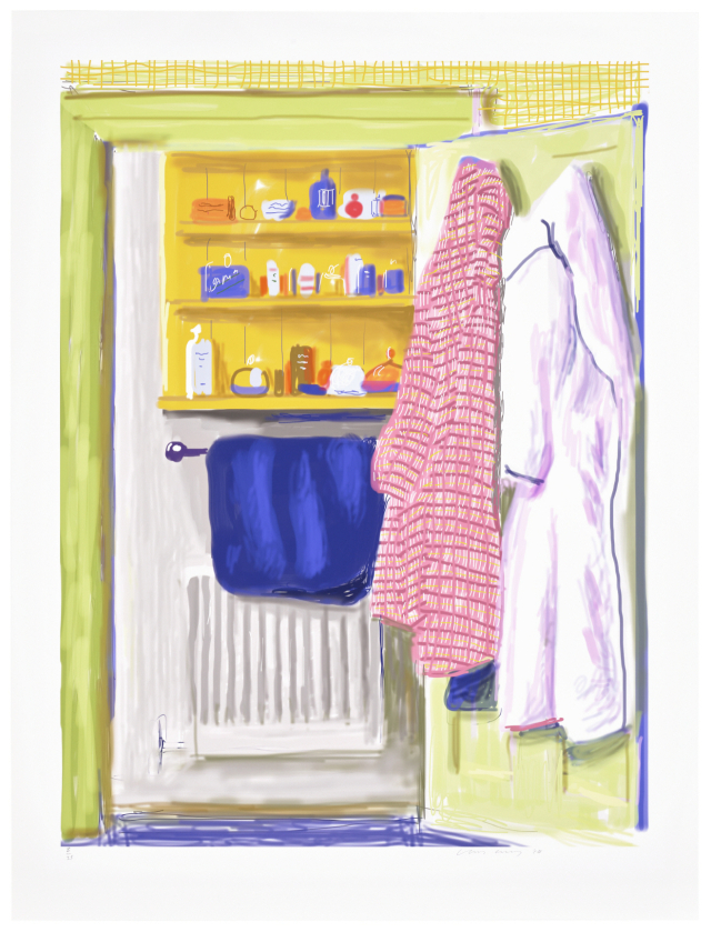 데이비드 호크니, Untitled (577) (Two Robes), 2010 /제공=필립스옥션
