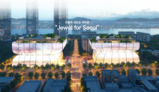 서울 강남구 압구정동 갤러리아백화점 명품관 재건축 후 조감도. 사진 제공=서울시