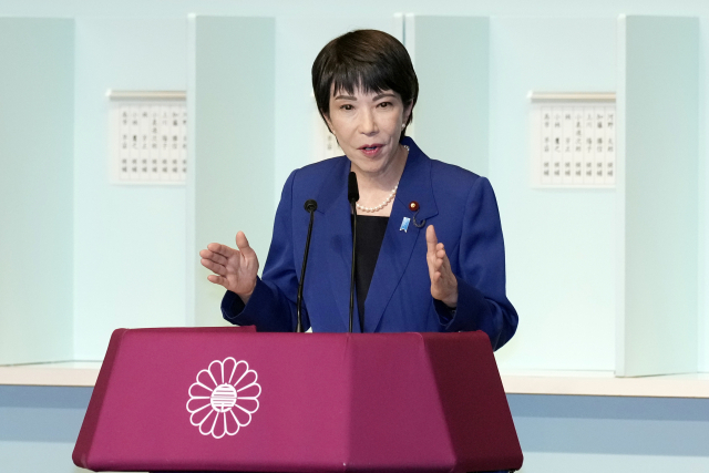 다카이치 사나에 전 일본 경제안보담당/신화연합뉴스