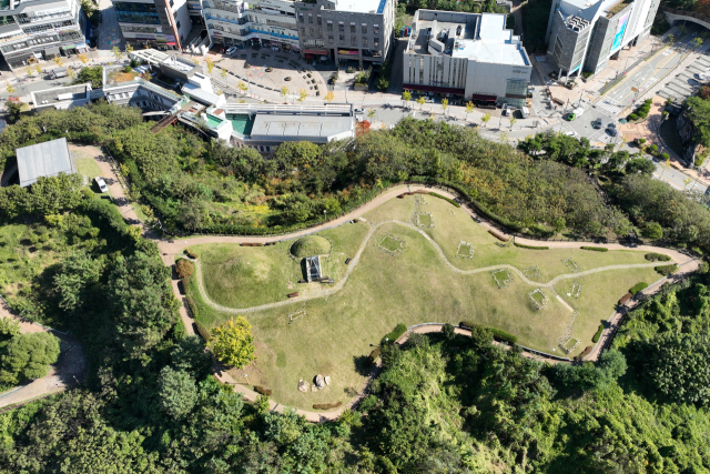 세종 한솔동 고분군 전경. 사진 제공=국가유산청