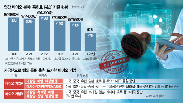 돈 없어 해외 특허출원 포기…정부는 되레 예산 줄여